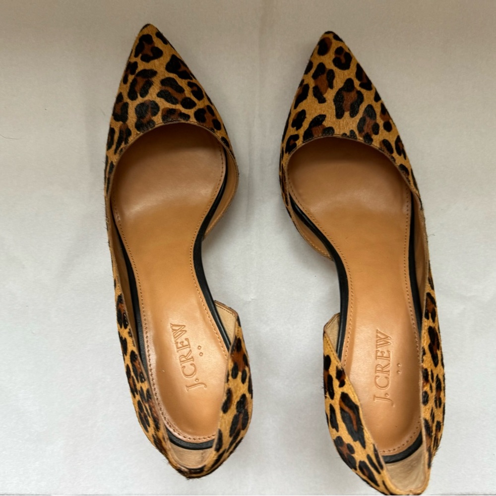 J. Crew Women's Leopard heels